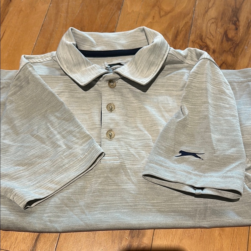 Under Armour Polo with Black Joggers and a light gray slazenger polo - Picture 5 of 5